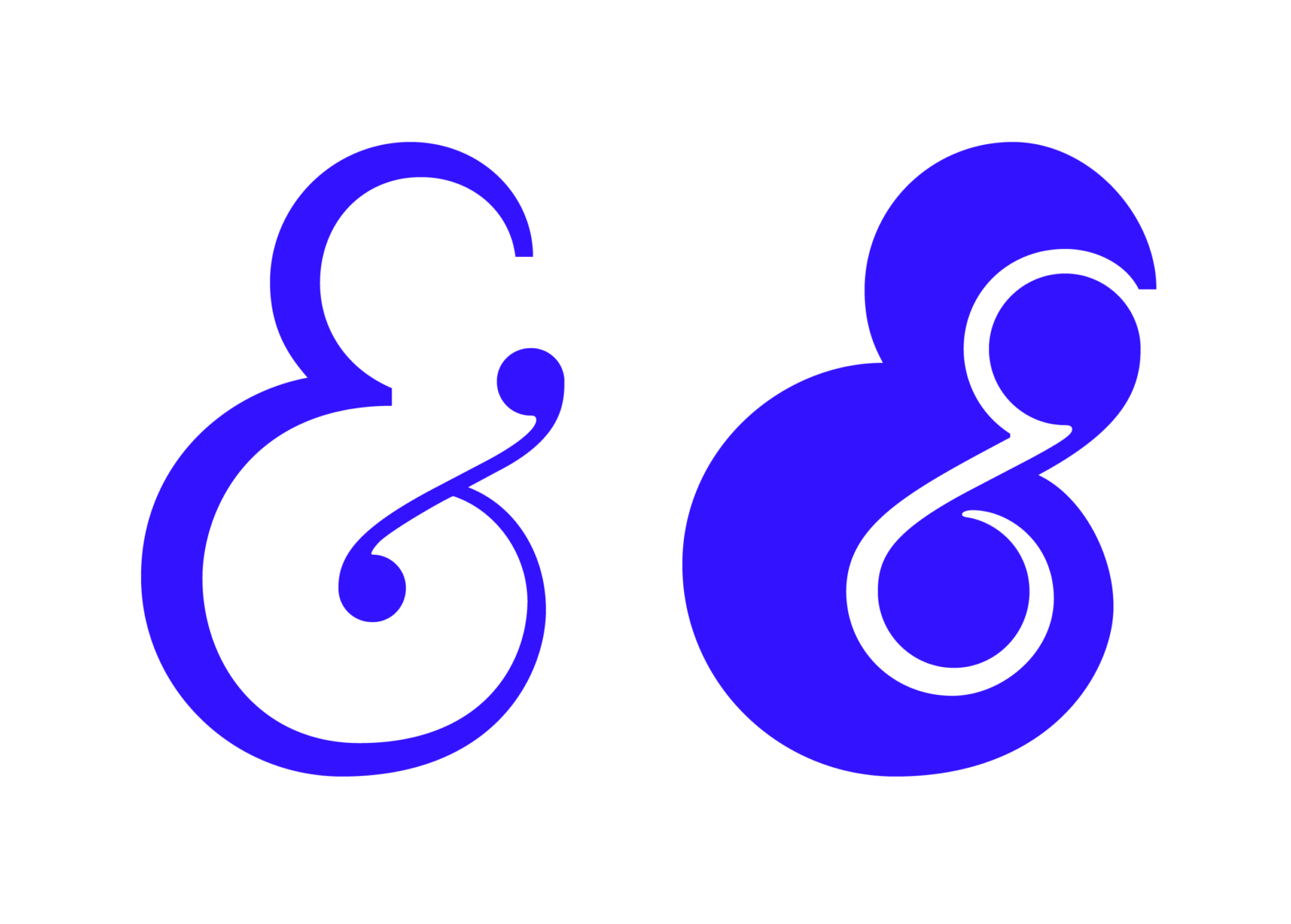 ExtraLight and Black ampersands in italic