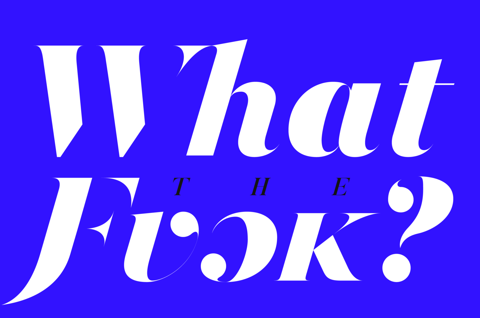 What the f in stencil letters